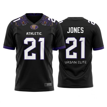 Unisex Stitched Mesh Football Fan Jersey - Lightweight Breathable Athletic Game Day Wear