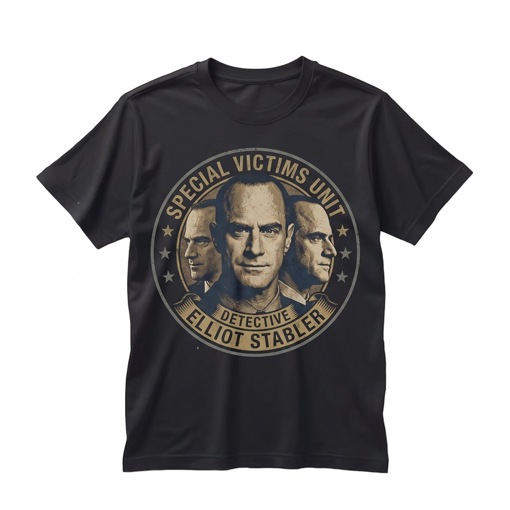 Elliot Stabler Vintage Unisex TShirt Fan Gift Apparel Merchandise Timnas FD