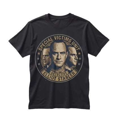 Elliot Stabler Vintage Unisex TShirt Fan Gift Apparel Merchandise Timnas FD