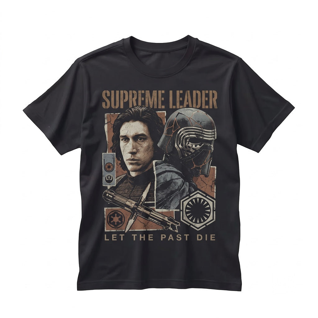 Oversized Kylo Ren Dark Side Sith Villain Graphic Vintage Cotton Unisex TShirt