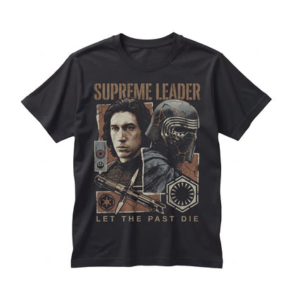 Oversized Kylo Ren Dark Side Sith Villain Graphic Vintage Cotton Unisex TShirt