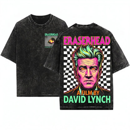 Eraserhead Graphic Vintage Cult Classic David Lynch Film Apparel Unisex Wash T-Shirt