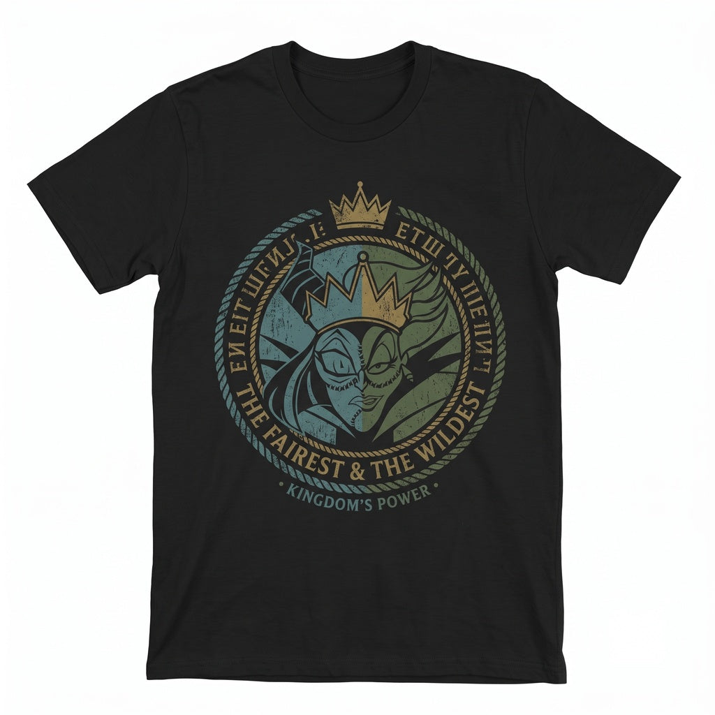 Mirror On The Wall Fairy Tale Evil Queen Graphic Novelty Cotton Casual Unisex TShirt