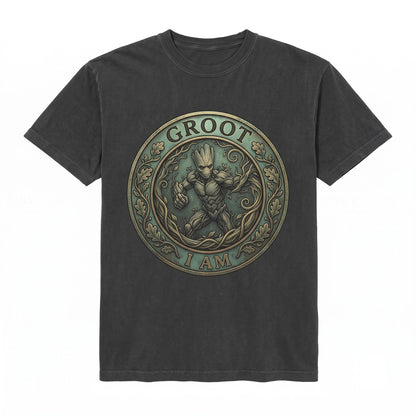 Vintage Groot Tree Alien Graphic World Merch Matching Fan Apparel Unisex TShirt