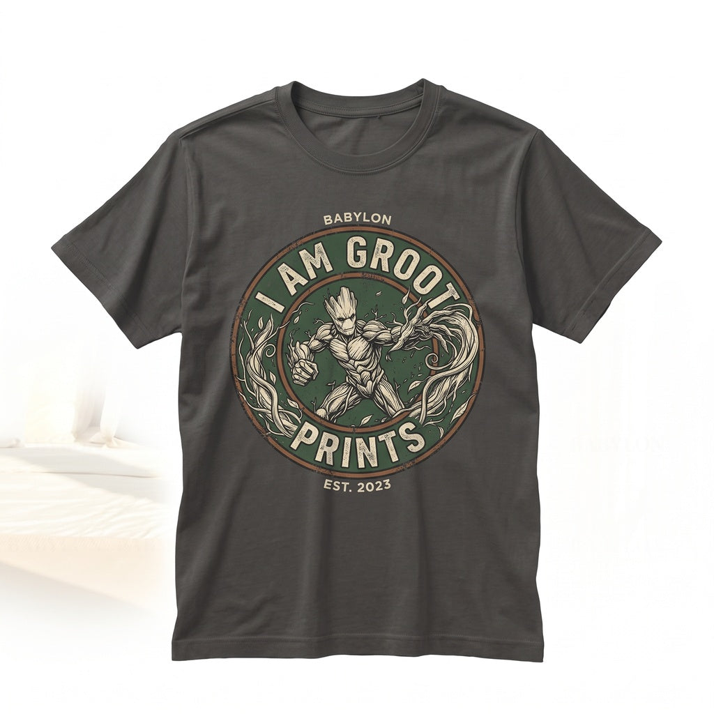 Vintage Groot Tree Alien Graphic World Merch Matching Fan Apparel Unisex TShirt
