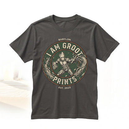 Vintage Groot Tree Alien Graphic World Merch Matching Fan Apparel Unisex TShirt