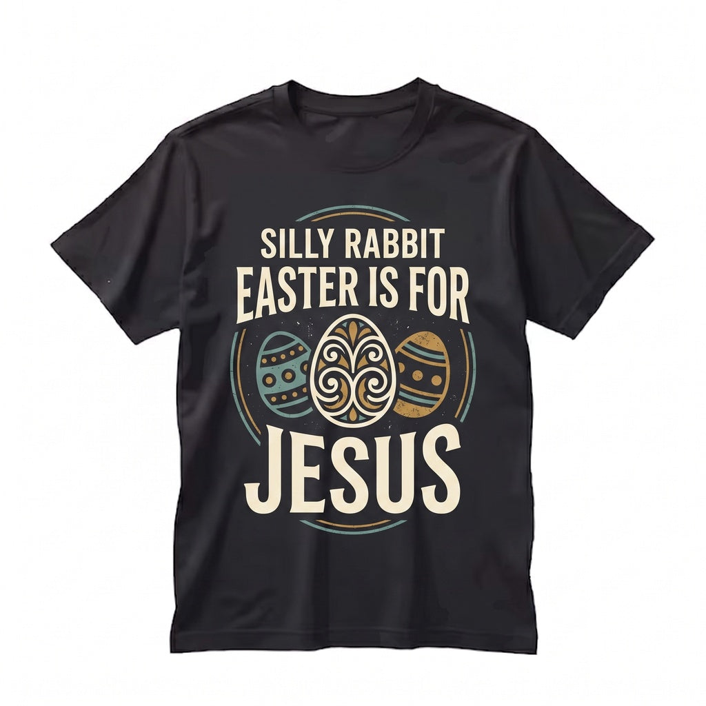 Silly Bunny Christian Faith Holiday Graphic Present - Unisex TShirt