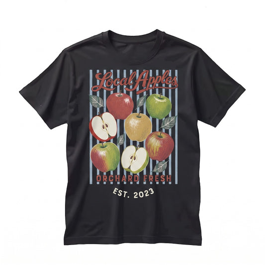 Autumn Harvest Apple Orchard Graphic Top Unisex TShirt