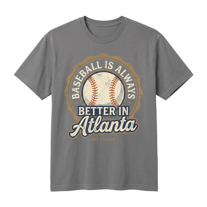 Vintage Atlanta Baseball ATL Game Day Graphic Unisex TShirt