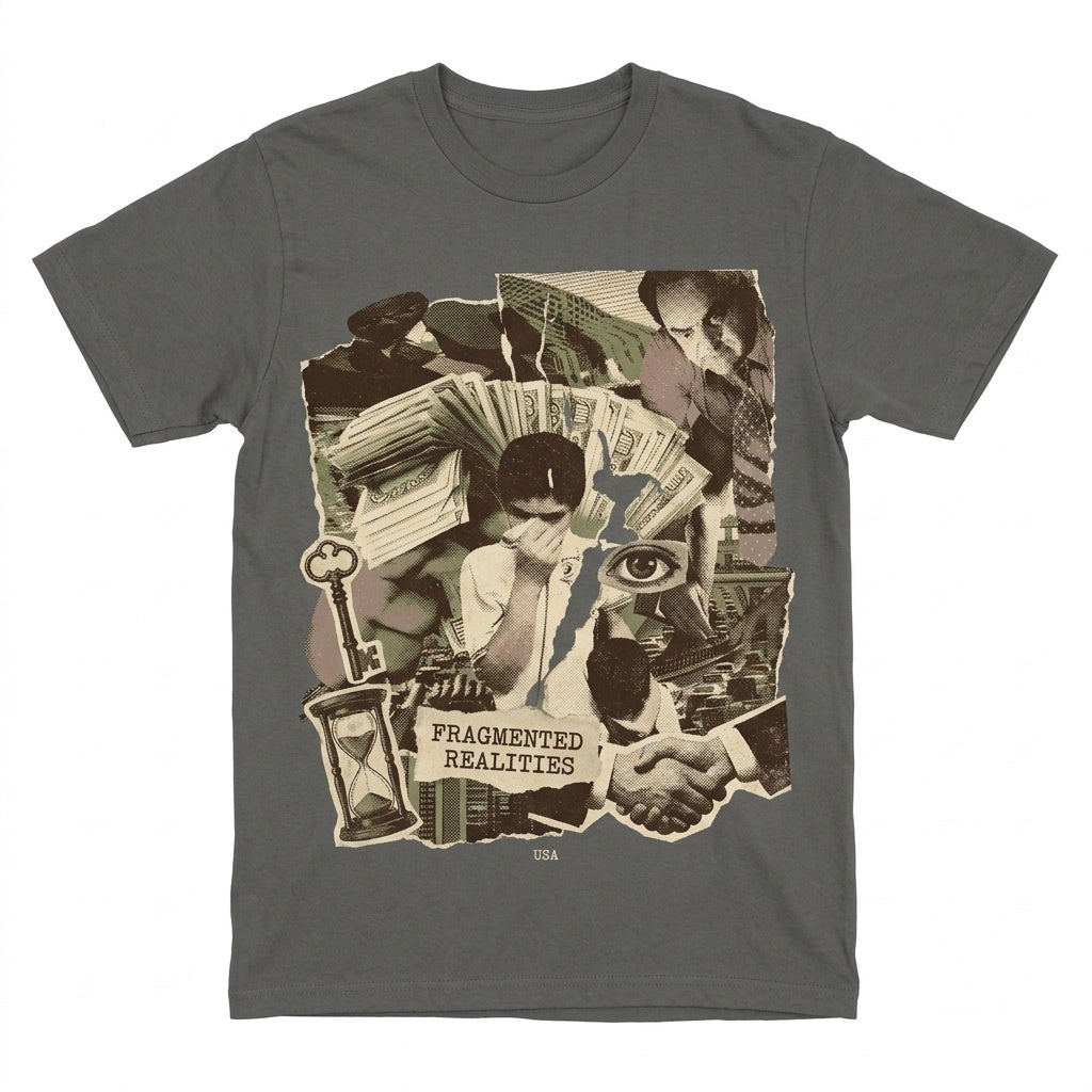 Dystopian Dark SciFi Graphic Unisex TShirt