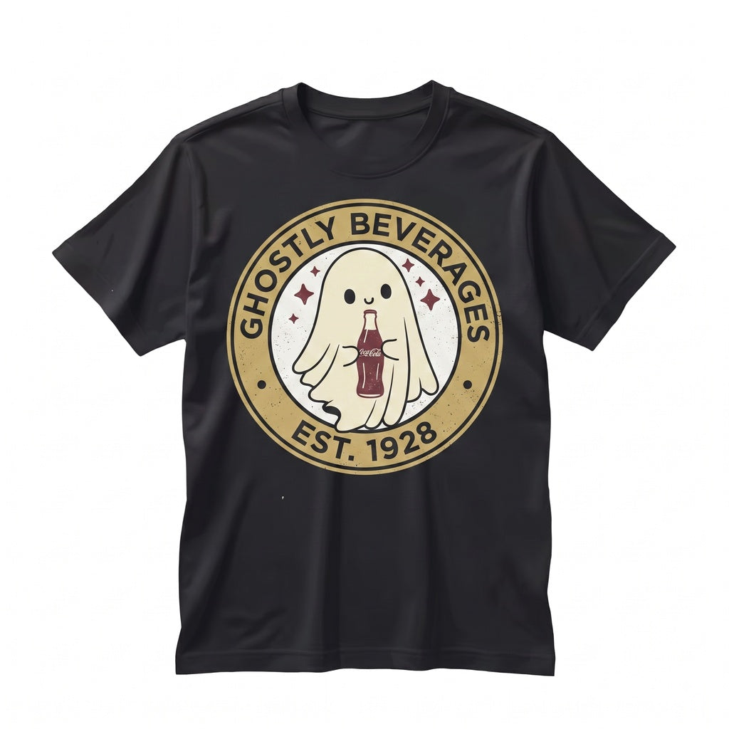 Funny Halloween Ghost I Need Soda Cute Spooky Cola Lover Graphic Custom Vintage Unisex TShirt