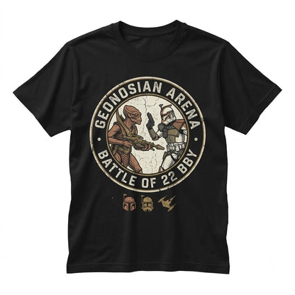 Vintage Attack of The Clones Graphic Retro Anakin Skywalker Padme Sci-Fi Space Movie Cotton Apparel Unisex TShirt