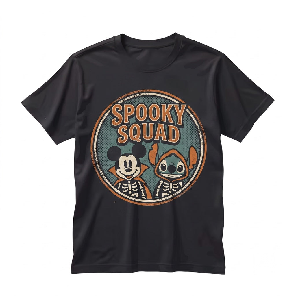 Retro Mummy Mouse Pals Spooky Halloween Theme Park Fall 2026 Family Matching Vacation Unisex TShirt