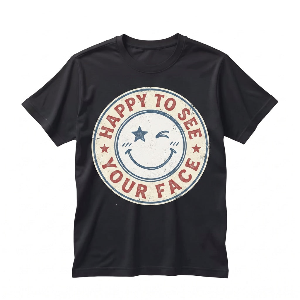 Happy to See Your Face Teacher Appreciation Back School Gift Unisex TShirt