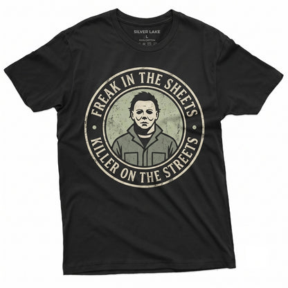Halloween Horror Movie Inspired Slasher Spooky Serial Killer Graphic Unisex TShirt