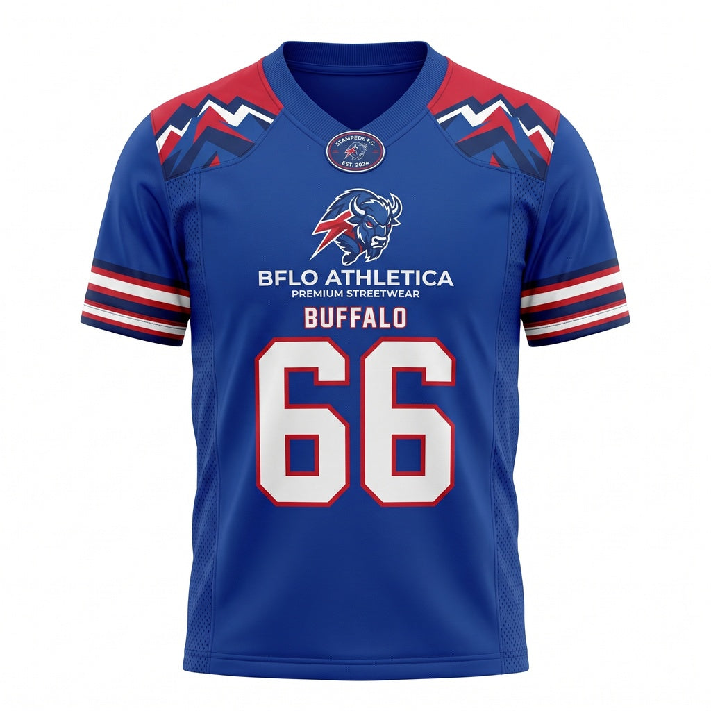Unisex Football Game Day Shirt - Premium Stitched Breathable Mesh Top