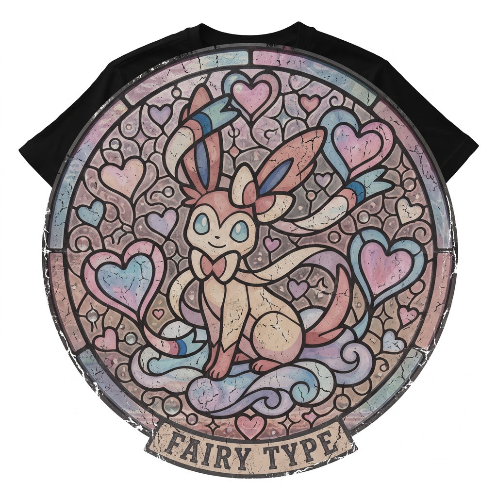 Fairy Fox Stained Glass Suncatcher Pastel Monster Window Decor Kawaii Anime Sun Catcher Lover Unisex TShirt