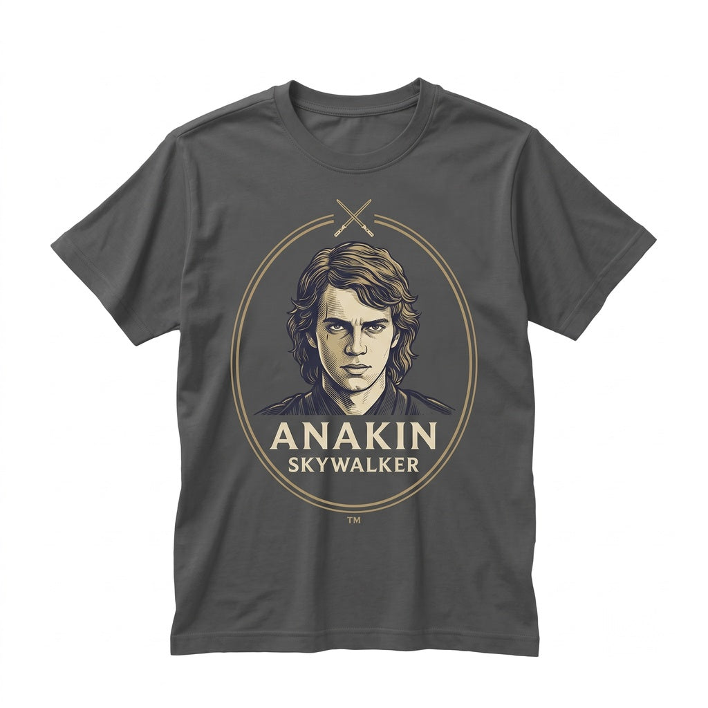 Anakin Skywalker Graphic Jedi Sith Darth Vader Sci-Fi Prequel Tribute Fan Gift Unisex TShirt