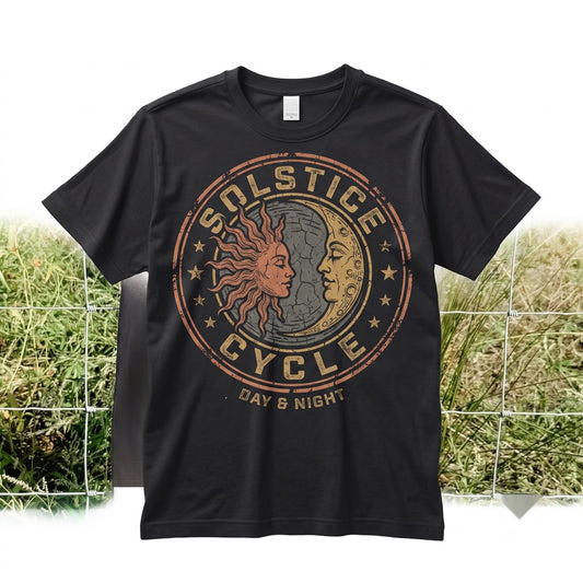 Vintage Sun Moon Celestial Retro Mystic Astrology Boho Cosmic Art Spiritual Gift Unisex TShirt