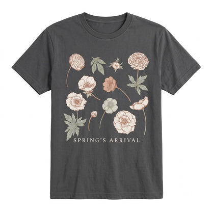 La Primavera Floral Spring Botanical Italian Unisex TShirt