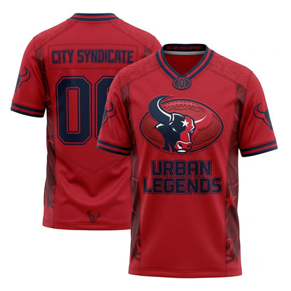 Unisex Football Game Day Fan Jersey - Breathable Lightweight Athletic Mesh