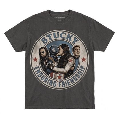 Stucky Steve Rogers Bucky Barnes Vintage Graphic Mens Womens Apparel Unisex TShirt