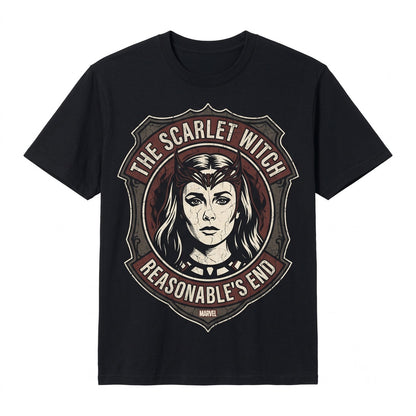 Oversized Scarlet Witch Wanda Maximoff Vintage Graphic Apparel Chaos Magic Superhero Fan Gift Unisex TShirt