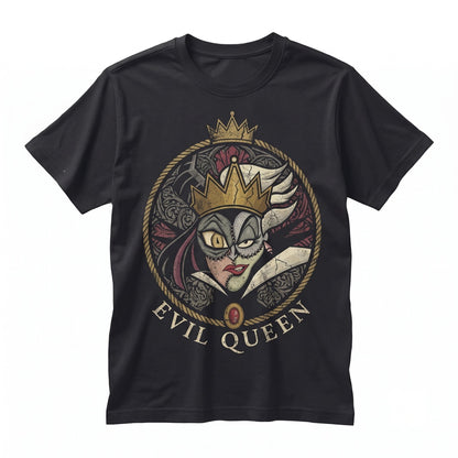 Mirror On The Wall Fairy Tale Evil Queen Graphic Novelty Cotton Casual Unisex TShirt