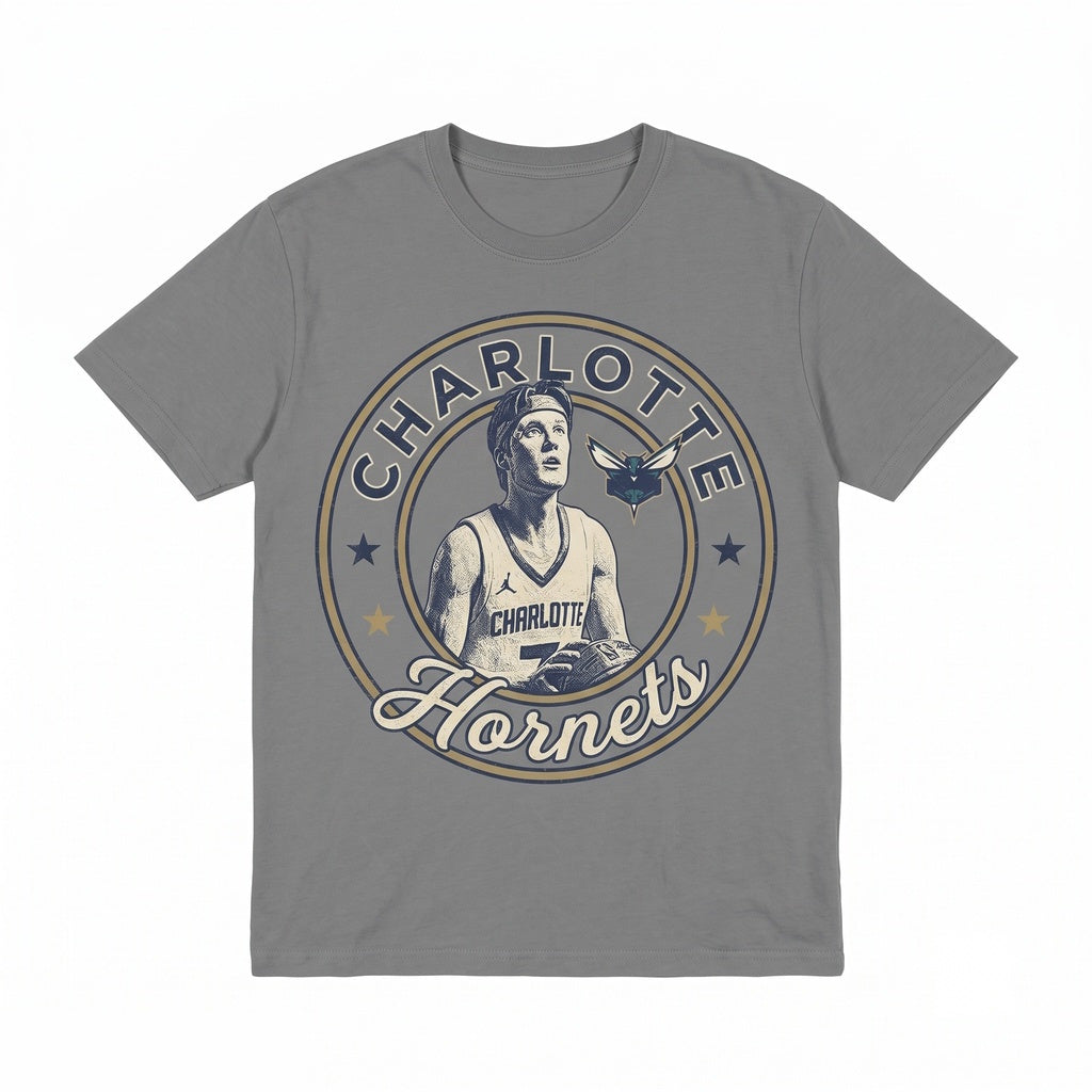 Kon Knueppel Vintage Cooper Flagg Charlotte College Basketball Player Graphic Apparel Unisex TShirt