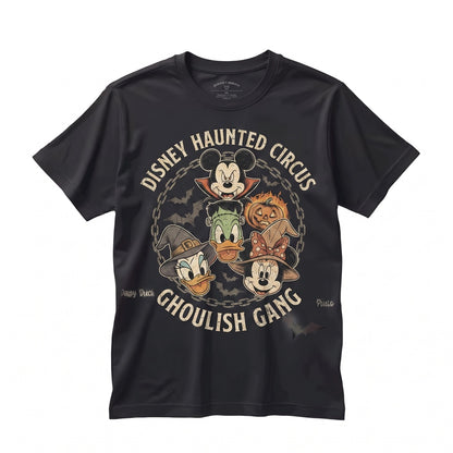 Retro Vintage Spooky Balloon Halloween Squad Graphic Vacation Apparel Unisex TShirt