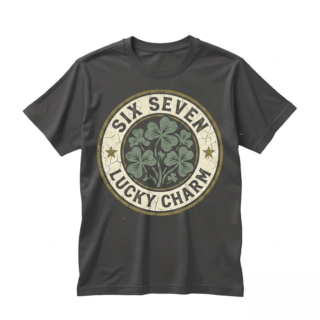 67 Shamrocks St. Patrick’s Day Funny Irish Lucky Clover Green Graphic Birthday Unisex TShirt