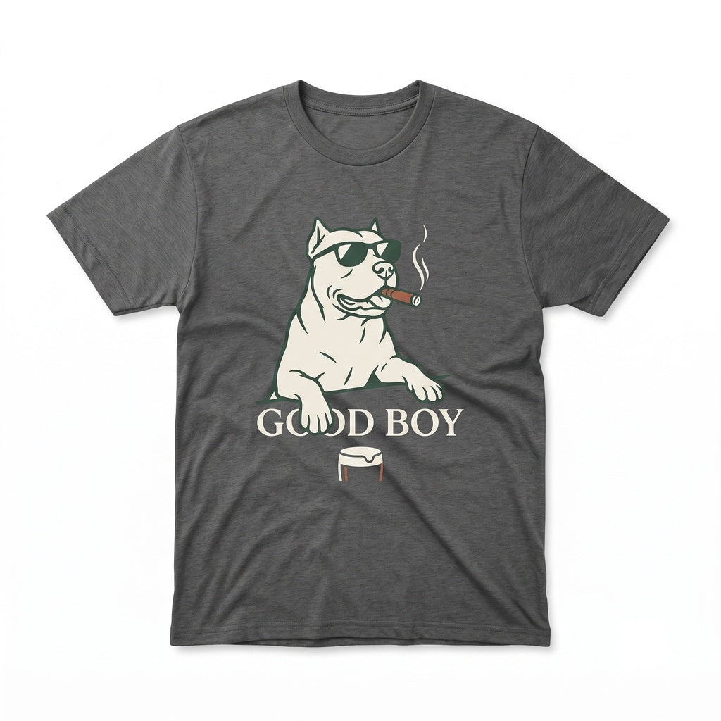 Pitbull Drinking Beer Sarcastic Dog Meme Lovers Gift for Pet Mom Dad Graphic Unisex TShirt