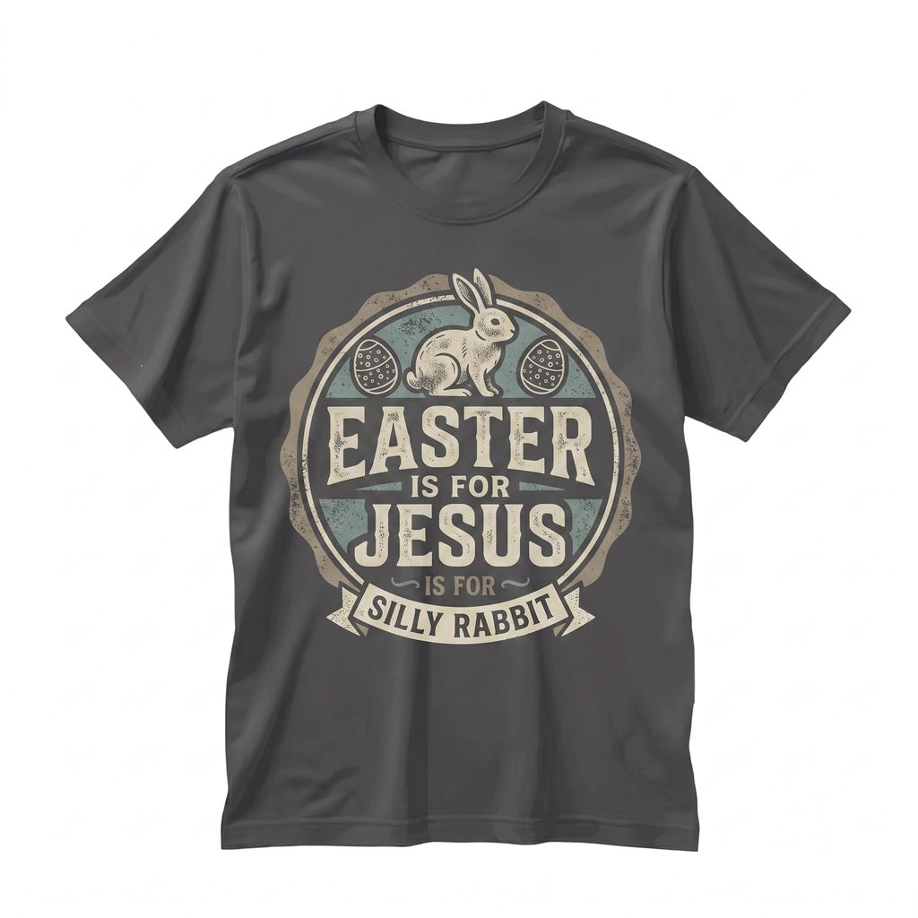 Silly Bunny Christian Faith Holiday Graphic Present - Unisex TShirt