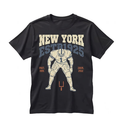 Retro 90s New York Football Vintage Game Day Graphic Sports Apparel Unisex TShirt
