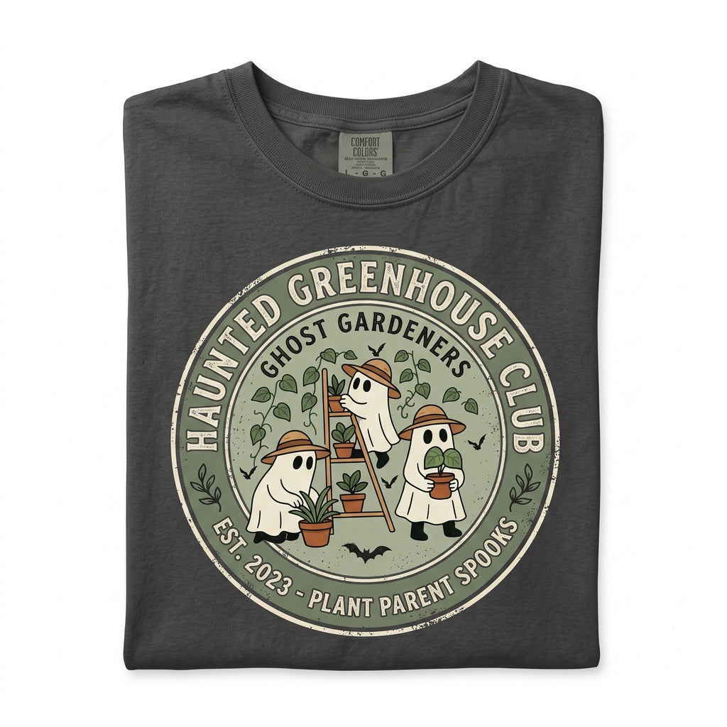 Cute Gardener Ghost Plant Lover Gardening Halloween Gift Apparel Unisex TShirt