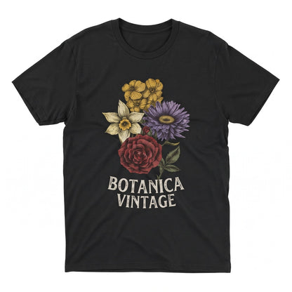 Personalized Birth Flower Botanical Plant Mom Custom Apparel Unisex TShirt