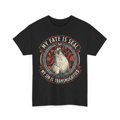 My Fate Is Sealed Funny Vintage Japanese Marine Animal Graphic Retro Novelty Cotton Apparel Unisex TShirt