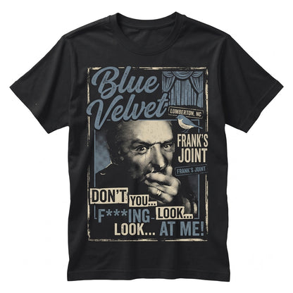 Blue Velvet Cult Movie Graphic Print Vintage Retro Film Classic Cotton Unisex TShirt