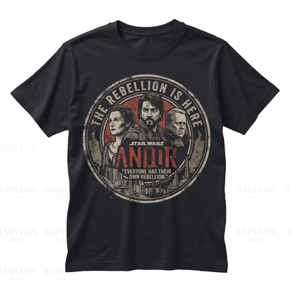 Vintage Cassian Rebel Sci-Fi Series Graphic Merch Mon Mothma Fan Apparel Unisex TShirt