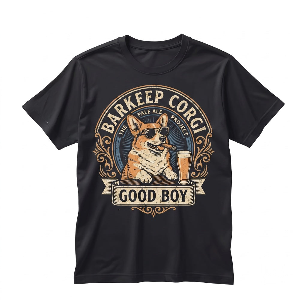 Corgi Drinking Beer Funny Sarcastic Dog Meme Pet Mom Dad Lovers Gift Unisex TShirt