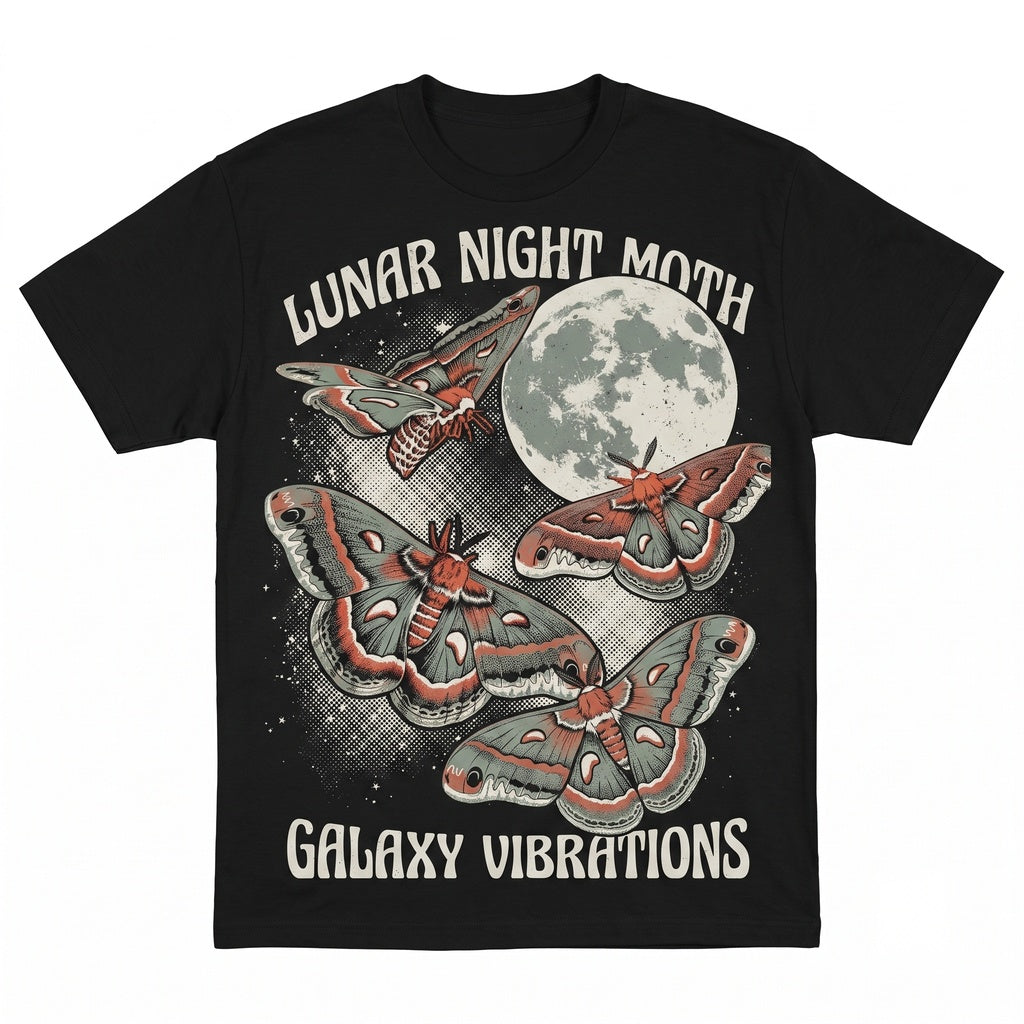 Three Cecropia Luna Moth Moon Night Graphic Enthusiast Gift Unisex TShirt
