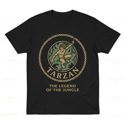 Vintage Jungle Man Jane Graphic Apparel, Safari Animal Kingdom Family Vacation Trip Present, Unisex TShirt
