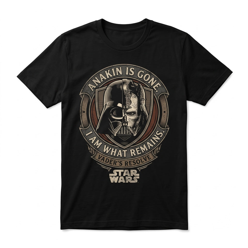 Oversized Retro Darth Vader Anakin Skywalker Galactic Empire Dark Side Vintage Graphic Unisex TShirt