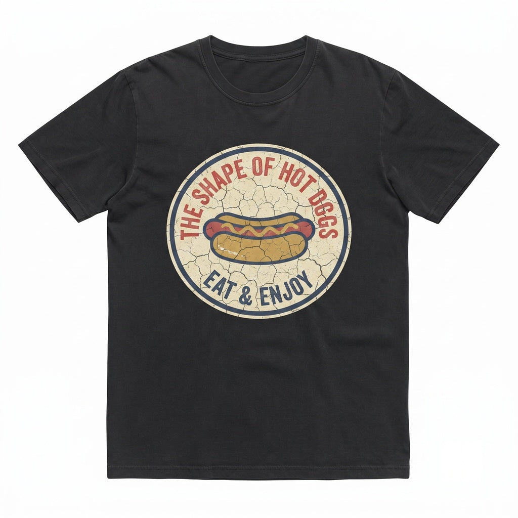 I Eat Hot Dogs for The Shape Funny Sarcastic Joker Food Humor Gift Hot Dog Lover Summer Cookout BBQ Unisex TShirt