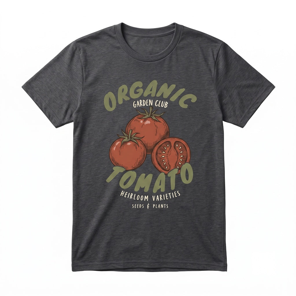 Tomato Garden Club Graphic Vintage Botanical Plant Lover Gift Apparel Unisex TShirt
