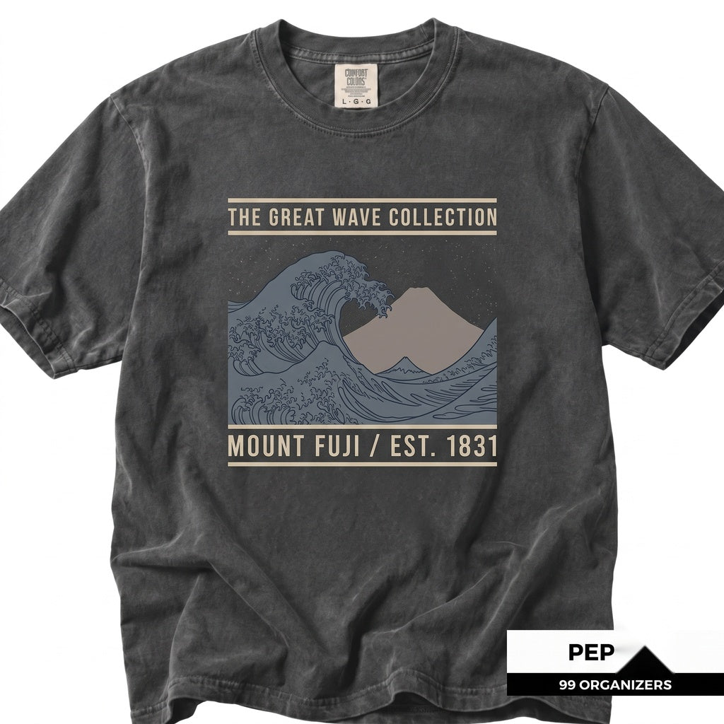Great Wave off Kanagawa Hokusai Retro Japanese Art Vaporwave Aesthetic Streetwear Graphic Unisex TShirt