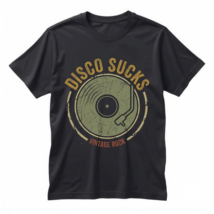 Disco Sucks Vintage 1970s Retro Rock Music Graphic Demolition Fan Unisex TShirt