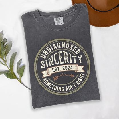 Undiagnosed But Something Aint Right Mental Health Awareness Funny Saying Sarcastic Humor Graphic Novelty Neurodivergent Apparel