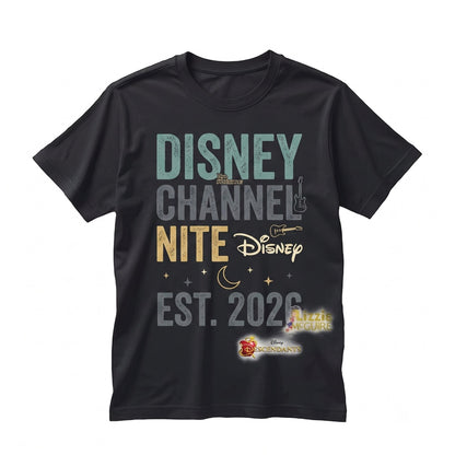 2-Sided 2026 Channel Night Retro 2000s TV Movie Nostalgia Y2K Pop Star Graphic Unisex TShirt