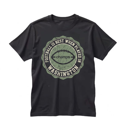 Seattle Champions Football Graphic Back Print Apparel Unisex TShirt
